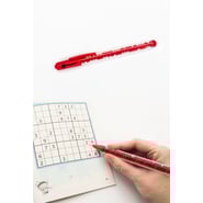 Puzzelpen Denksport rood