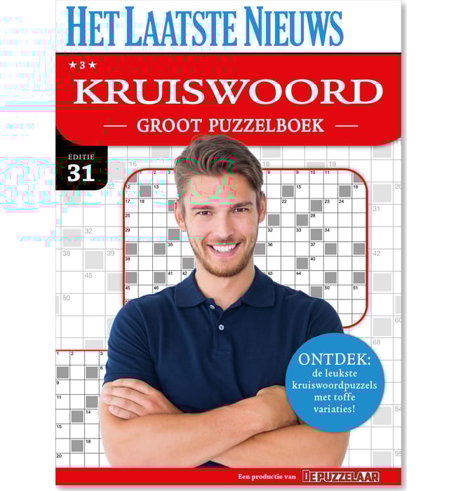 Het Laatste Nieuws-Kruiswoord 3* Groot Puzzelboek editie 31 Het Laatste Nieuws-Kruiswoord 3* Groot Puzzelboek editie 31