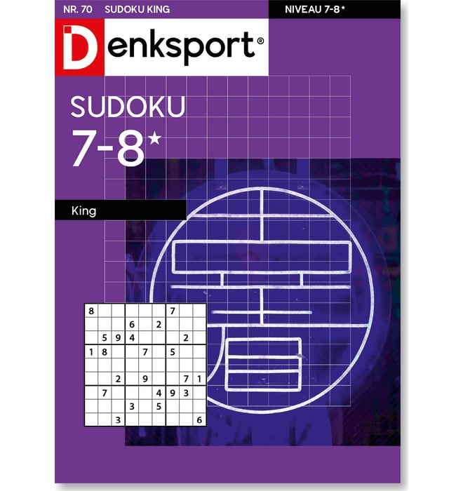 Sudoku 7-8* king editie 70 Sudoku 7-8* king editie 70