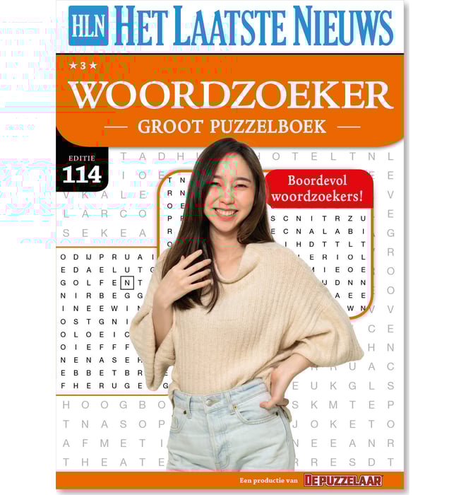 Het Laatste Nieuws-Woordzoeker 3* Groot Puzzelboek