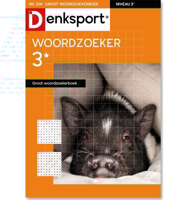Woordzoeker 3* groot woordzoekerboek