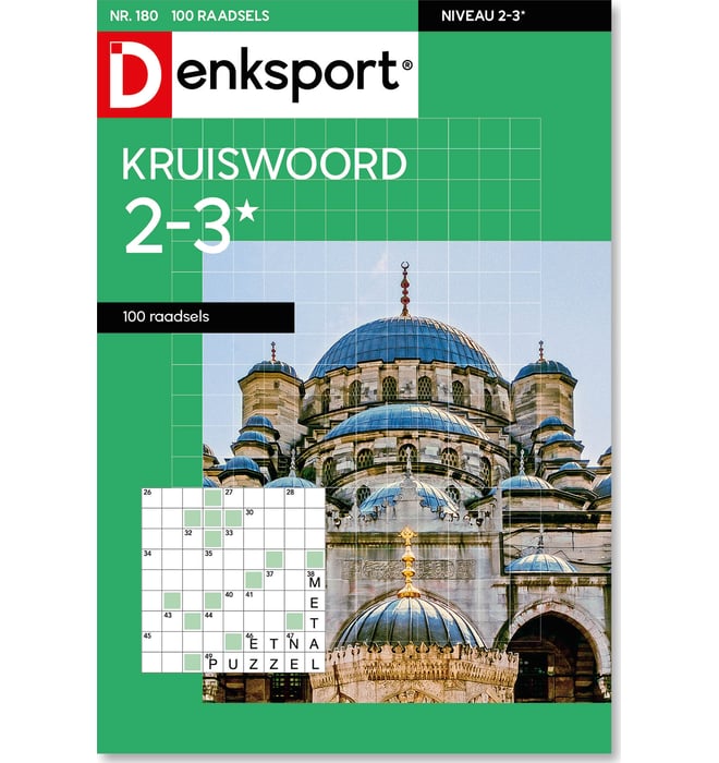 Kruiswoord 2-3* 100 raadsels editie 180