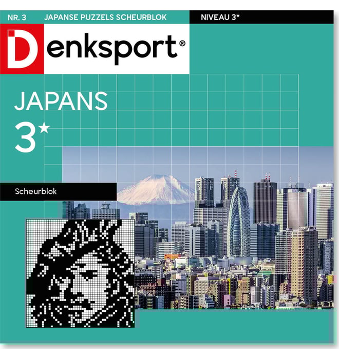 Japanse puzzel 3* scheurblok Japanse puzzel 3* scheurblok