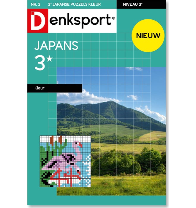 本 DENKSPORT - Japanse puzzels 3* kleur | Logisch kleuren