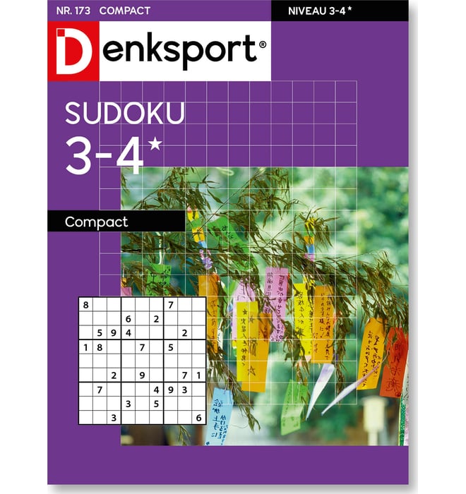 Sudoku 3-4* compact editie 173 Sudoku 3-4* compact editie 173