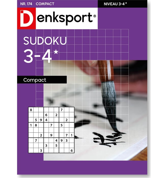 Sudoku 3-4* compact editie 174 Sudoku 3-4* compact editie 174
