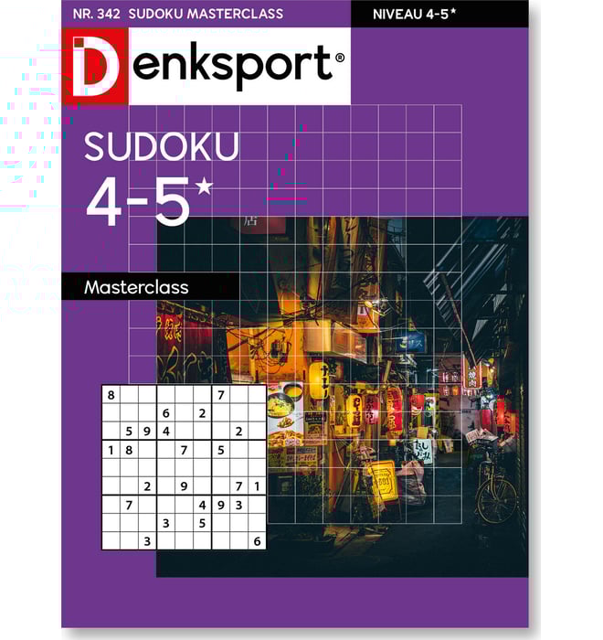 Sudoku 4-5* masterclass editie 342 Sudoku 4-5* masterclass editie 342