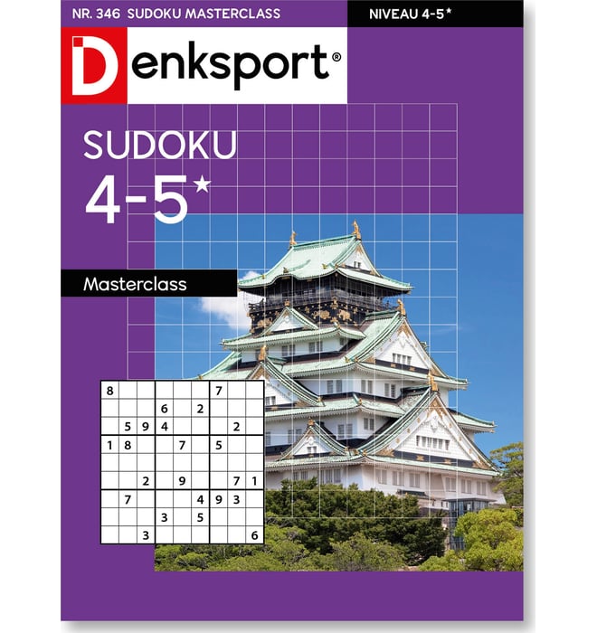 Sudoku 4-5* masterclass editie 346 Sudoku 4-5* masterclass editie 346