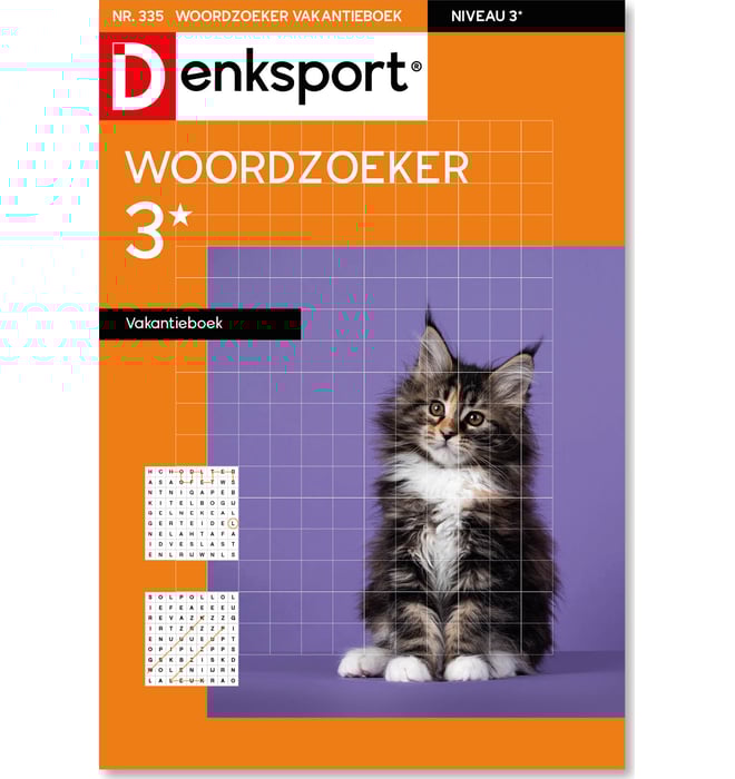 Woordzoeker 3* vakantieboek editie 335 Woordzoeker 3* vakantieboek editie 335