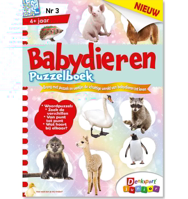Babydieren puzzelboek Babydieren puzzelboek