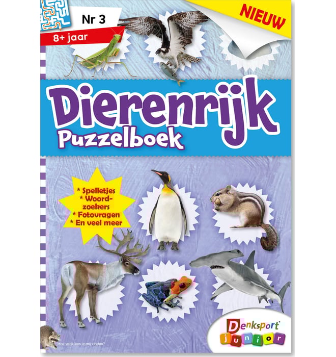 Dierenrijk puzzelboek Dierenrijk puzzelboek