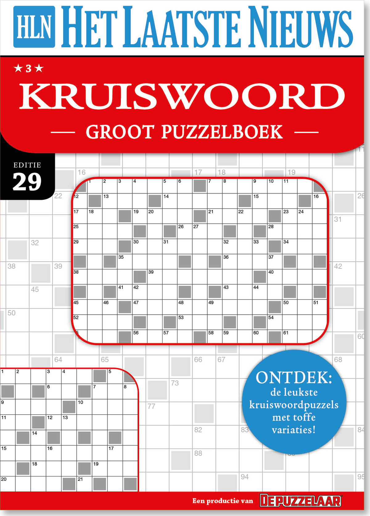 Het Laatste Nieuws-Kruiswoord 3* Groot Puzzelboek editie 29
