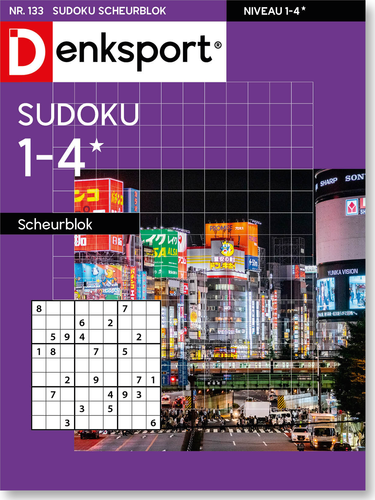 Sudoku 1-4* scheurblok editie 133