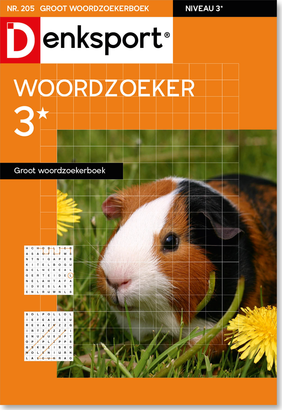 Woordzoeker 3* groot woordzoekerboek editie 205