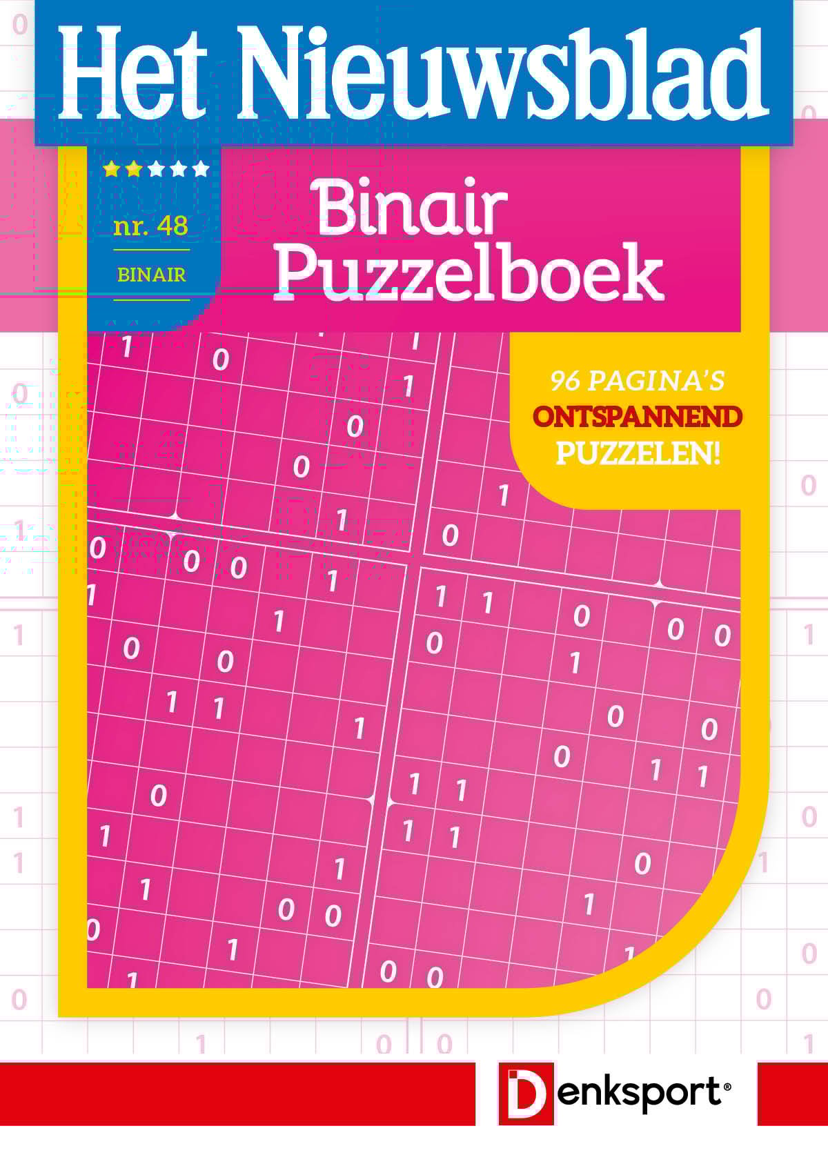 Het Nieuwsblad Binair Puzzelboek editie 48