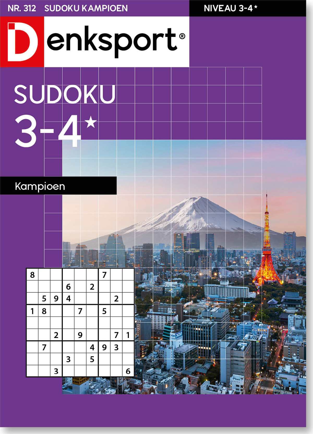 Sudoku 3-4* kampioen editie 312