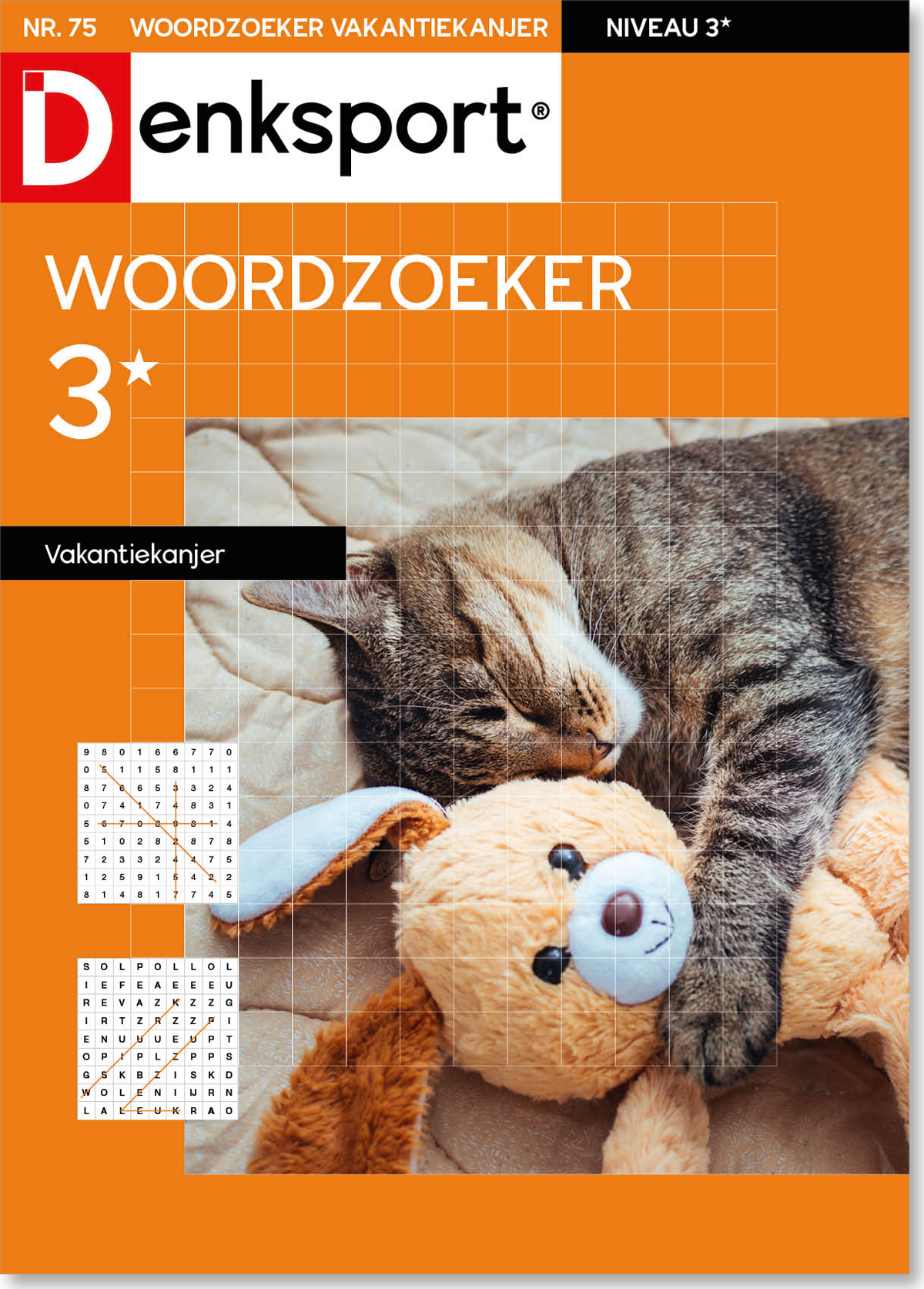 Woordzoeker 3* vakantiekanjer editie 75