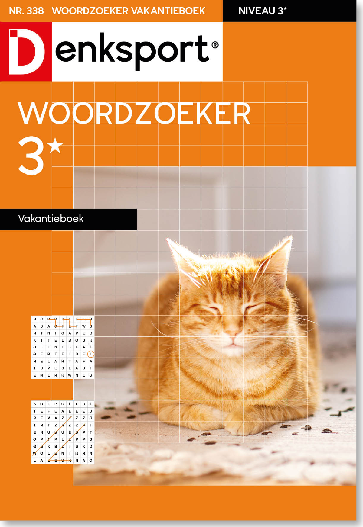 Woordzoeker 3* vakantieboek editie 338