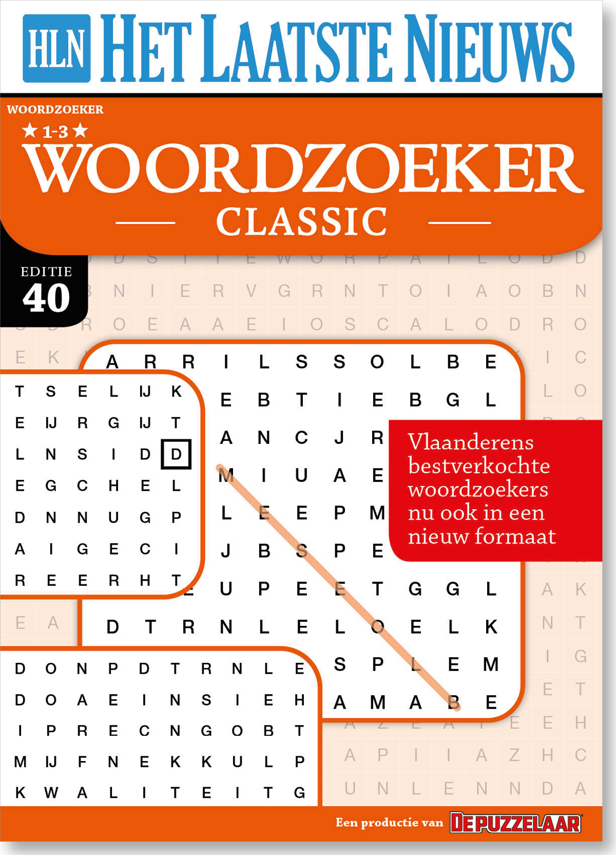 Het Laatste Nieuws - Woordzoeker 1-3* Classic editie 40