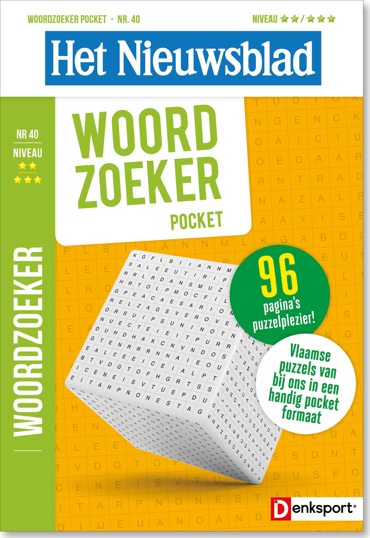 Het Nieuwsblad Woordzoeker Pocket editie 40