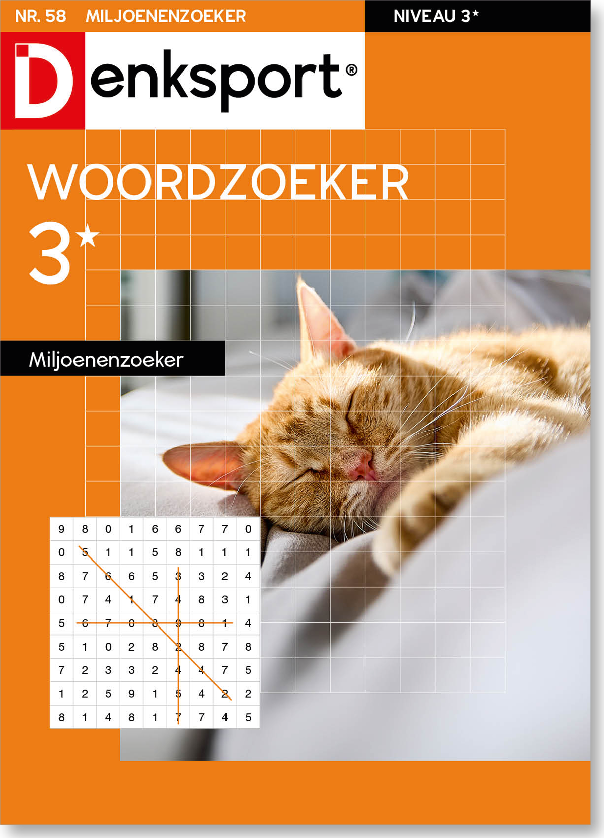 Woordzoeker 3* miljoenenzoekers editie 58