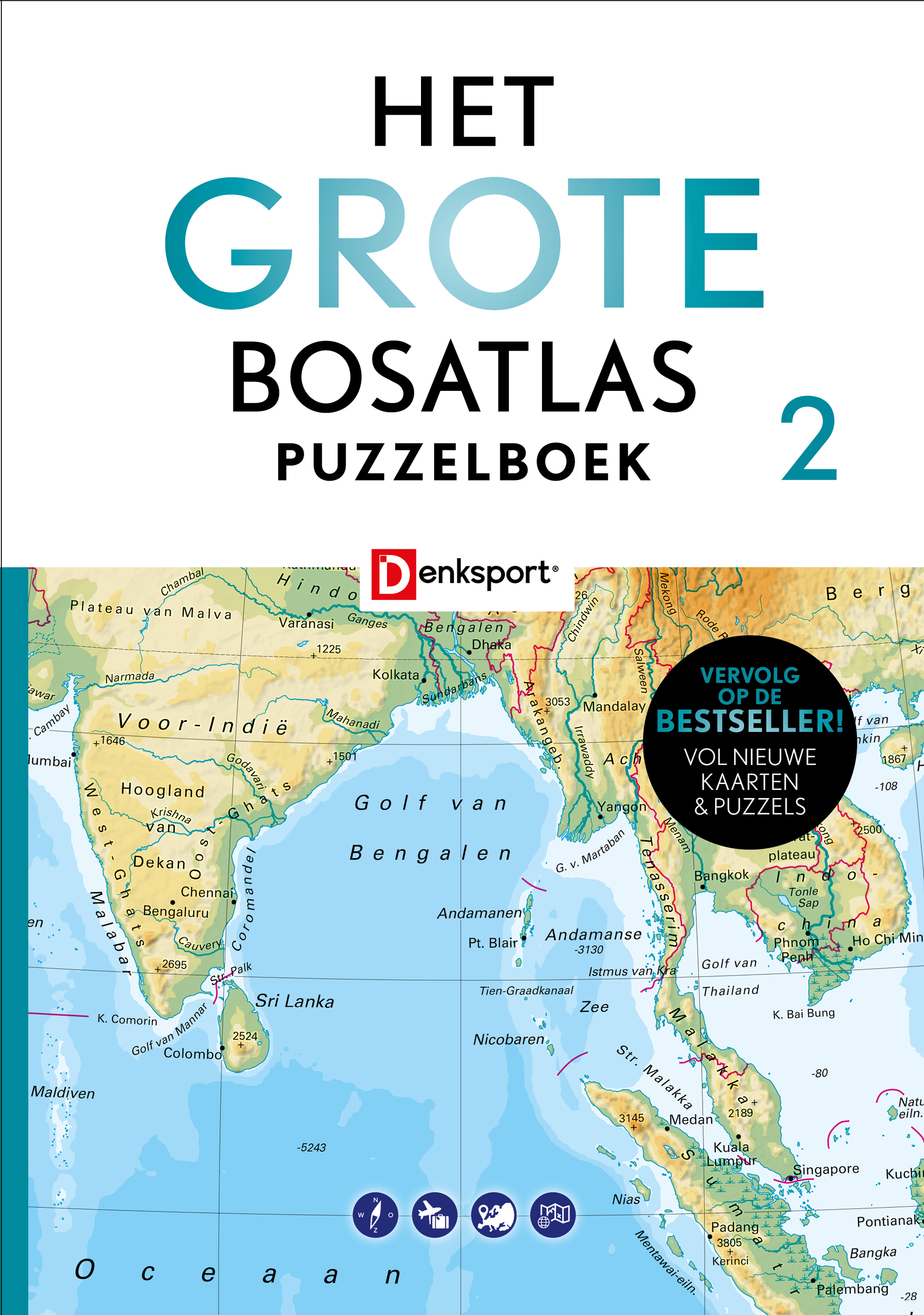Het Grote Bosatlas puzzelboek 2