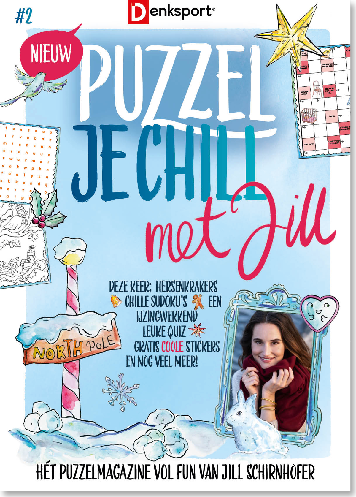 zuurstof Geestelijk Verstelbaar Puzzel je chill met Jill | Edition 2 | Junior puzzel | Denksport Junior