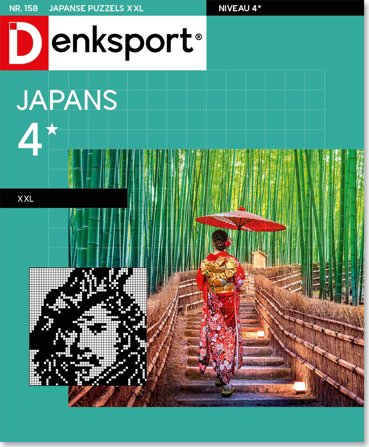 raket Magnetisch Verbeelding Japanse puzzels 4* XXL | Edition 158 | Logisch kleuren | Denksport