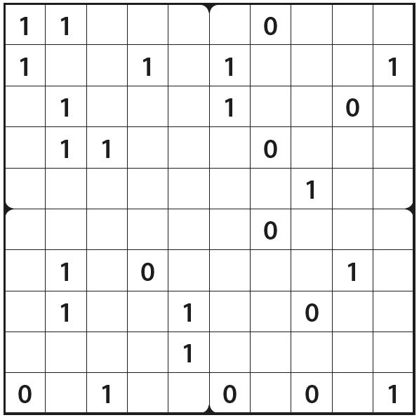 weerstand bieden Toestemming paars Binaire puzzel | Puzzel uitleg | Denksport